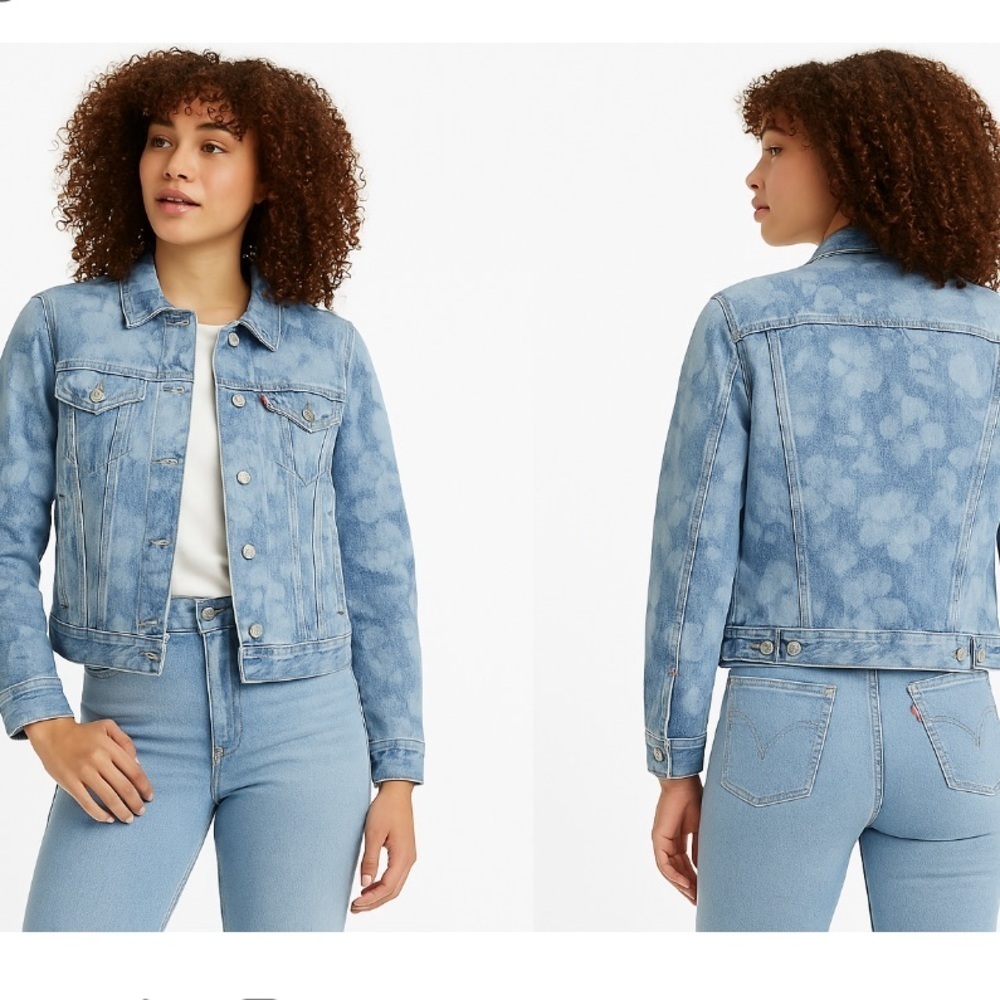 👉, Levi’s Women’s Trucker Jacket, Original Fit - Size Medium - Picture 3 of 6
